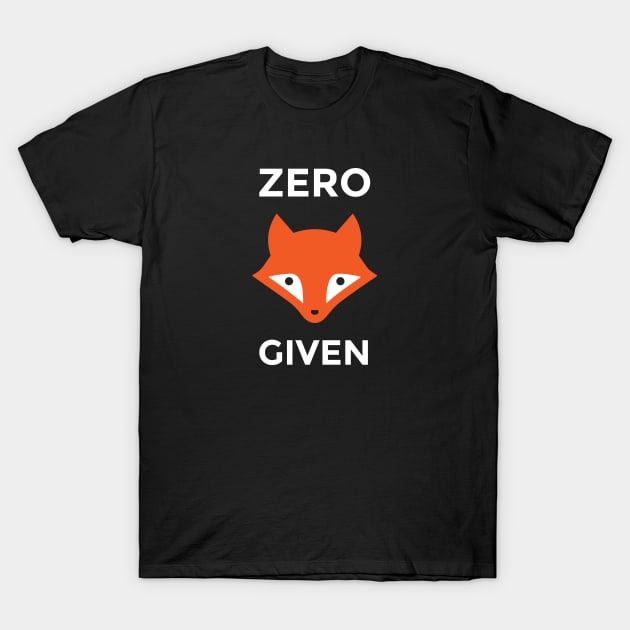 Zero Fox Given T-Shirt by Migs